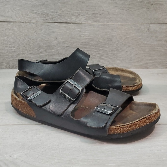 Birkenstock Mens Milano Ankle Leather Strap Sandals flats shoes sz 44/11 main image 11